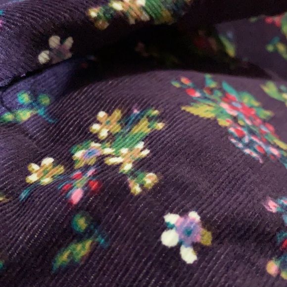 NWOT Free People size XS violet vision cord romper - Picture 8 of 9